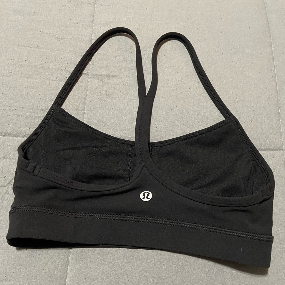 black lulu lemon sports bra size small great condition